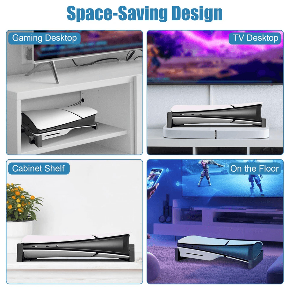Slim Horizontal Stand Base Holder SlipResistant Accessories For Playstation Slim DigitalUltra With  3