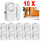 10 Pack Wireless Home Window Door Burglar Security Alarm System With Magnetic Sensors 0