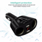 Dual USB Car Charger Power Adapter LCD Cigarette Lighter Socket Splitter 2