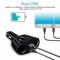 Dual USB Car Charger Power Adapter LCD Cigarette Lighter Socket Splitter 4