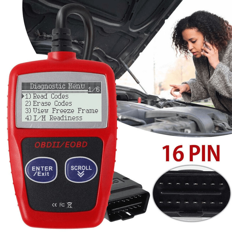 Automotive OBD2 Scanner Car Check Engine Code Reader And Fault Diagnostic Tool For All Vehicles 2