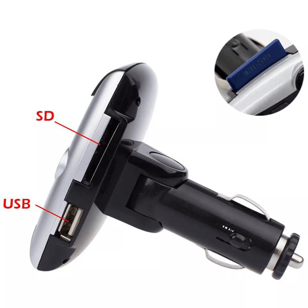 Car Bluetooth FM Transmitter Modulator Wireless MP3 Player With SDUSB LCD Display Remote 1
