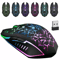 Wireless USB Optical Gaming Mouse LED Backlit Rechargeable Ergonomic Design For PC And Laptop 0