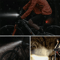 USB Rechargeable Bright LED Bike Light Set Front Headlight Rear Tail Lights For Night Cycling 4