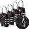 TSA Approved Luggage Lock Travel Padlocks 3 Digit Combination Suitcase Resettable 0