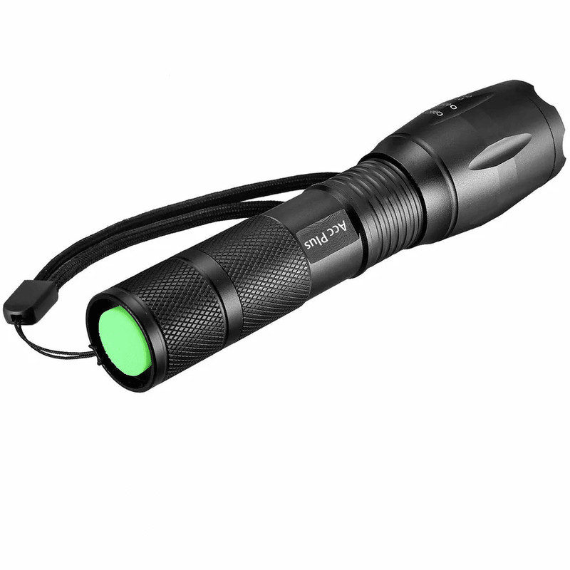Military Grade Tactical Flashlight High Powered Zoomable Modes Aluminum Body LED Flashlight For Eme 4