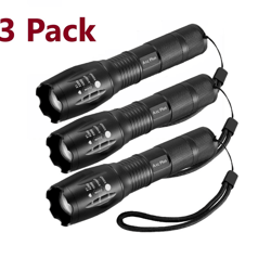military grade tactical flashlight, high powered, zoomable modes, aluminum body led flashlight for emergency and outdoor
