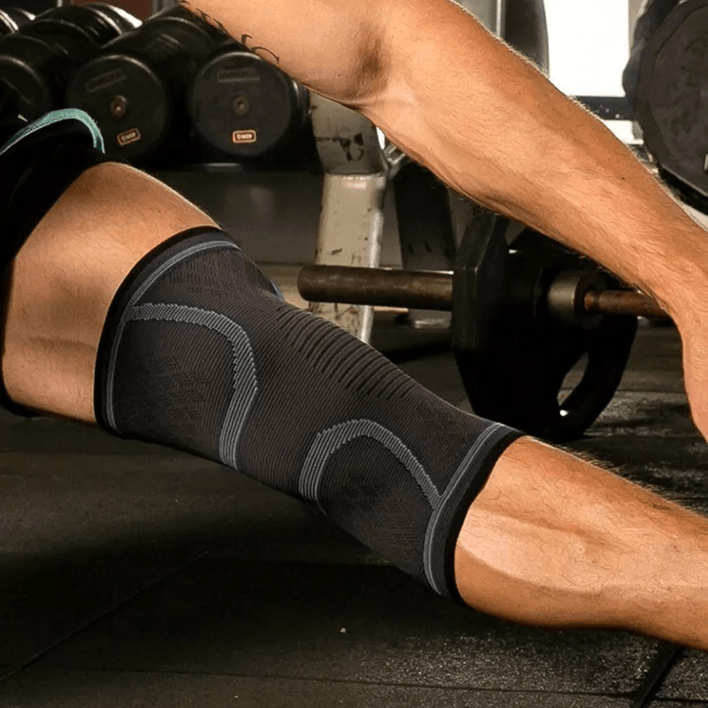 Knee Sleeves Copper Silver Compression Brace Support For Joint Injury Pain Relief And Sports Gym Us 6