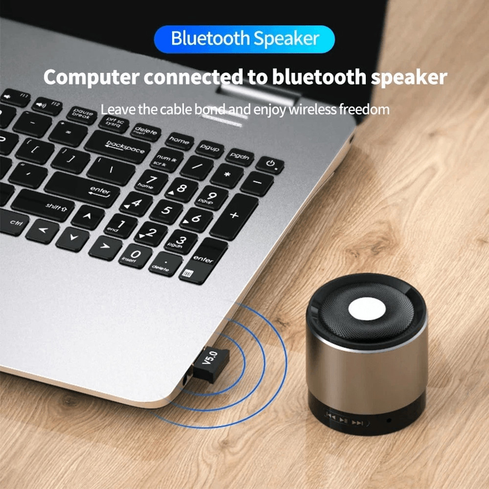 USB Bluetooth 50 Wireless Audio Music Stereo Adapter Dongle Receiver For TV PC Laptop Speaker Headp 11