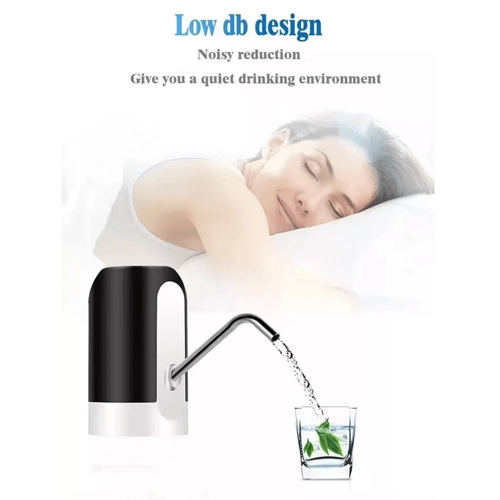 Electric Automatic Water Bottle Pump Dispenser USB Charging Universal Switch For 5 Gallon Bottled 4