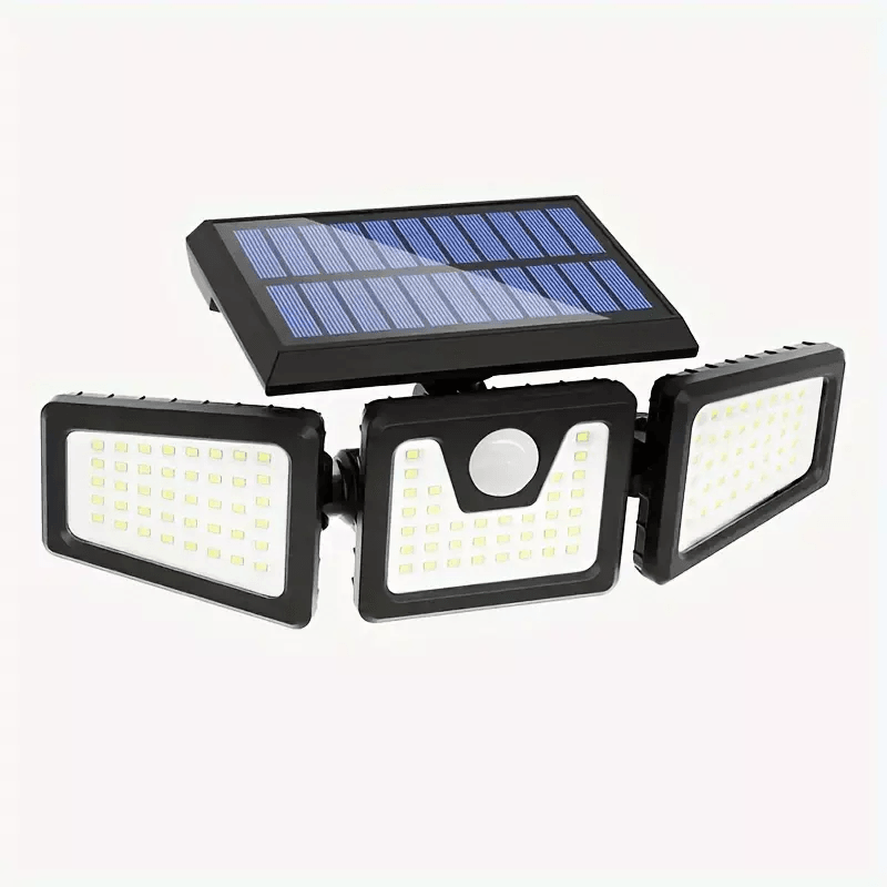 2 Pack LED Motion Sensor Solar Lights Outdoor IP65 Waterproof Security Lamps With 3 Modes 270 Wide 1
