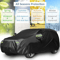 Heavy Duty Waterproof Car Cover Outdoor Protection UV Snow Rain Resistant With Windproof Straps Ref 7