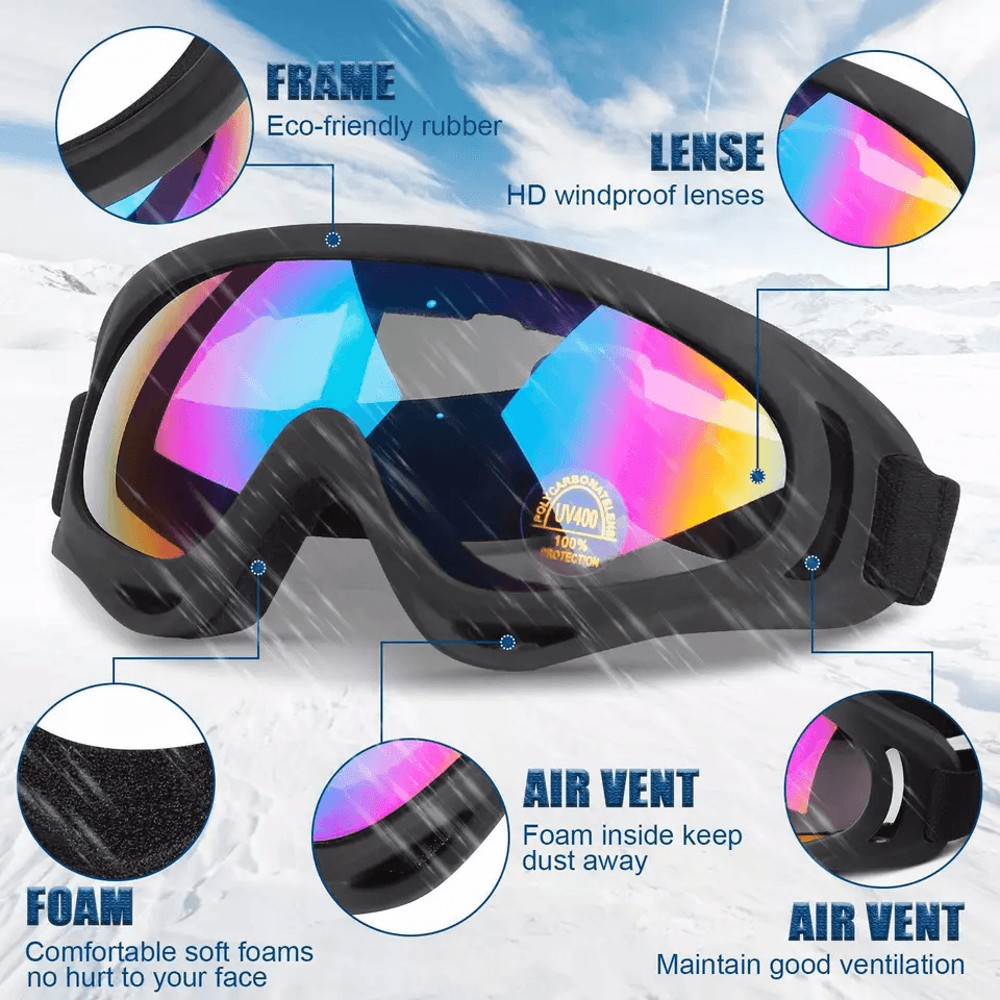 Winter Snow Sport Goggles For Ski Snowboard Snowmobile UV Protection Eyewear Glasses 1