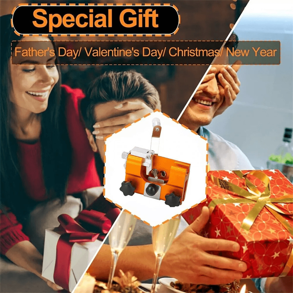 Chainsaw Chain Sharpening Jig Portable Hand Crank Sharpener Tool Set For 1220 Saw Blades Chain Saw 6