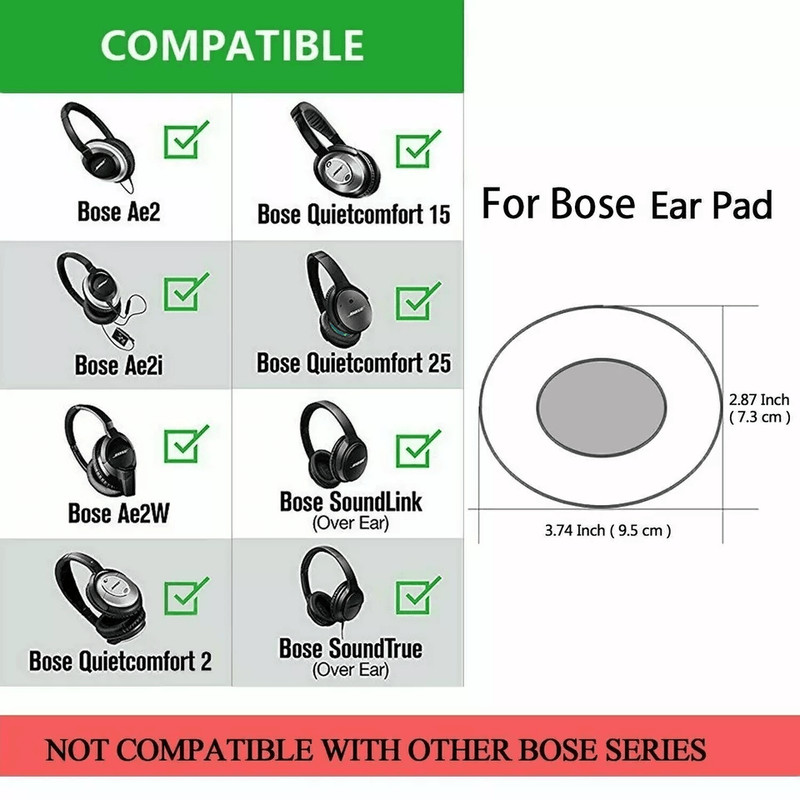 Cushion Replacement Ear Pads For Bose Headphones 5