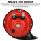 300DB Super Train Horn For Trucks SUV Car Boat Motorcycle 12V Compact Loud Snail Horn Kit Universa