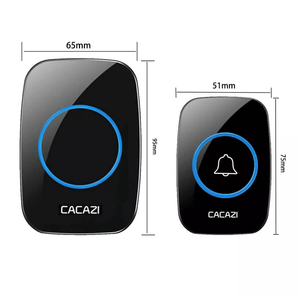 Wireless Waterproof Doorbell Kit Door Bell For House Ring 6