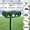 Solar Ultrasonic Animal Repellent Outdoor Cat Dog Deterrent Motion Sensor Waterproof 0