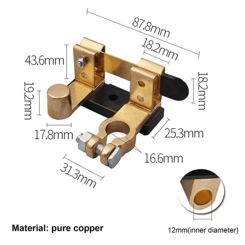 Battery Isolator Switch Disconnect Kill Cut Off Power For Car RV Truck Boat ATV 4
