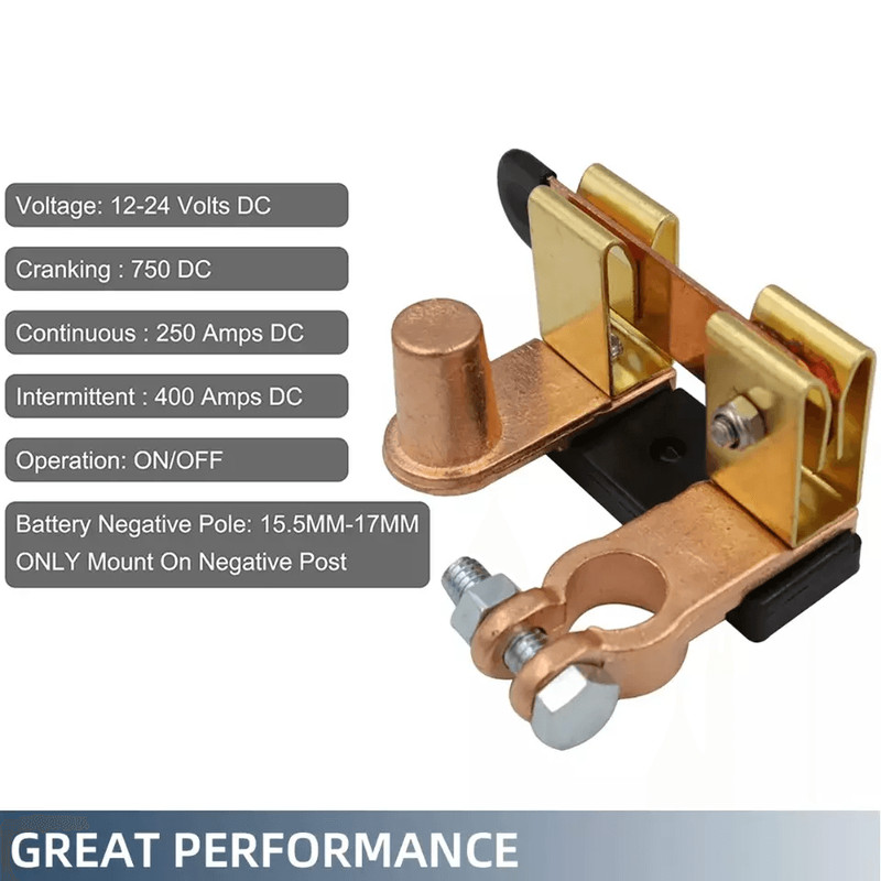 Battery Isolator Switch Disconnect Kill Cut Off Power For Car RV Truck Boat ATV 1