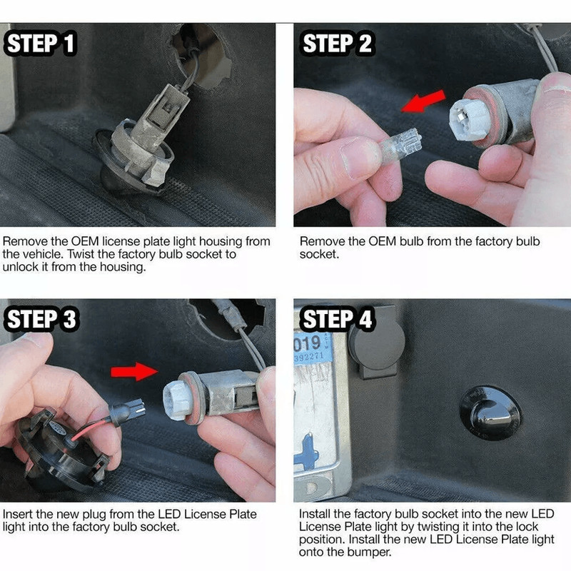 LED License Plate Light Rear Bumper Lamp 3