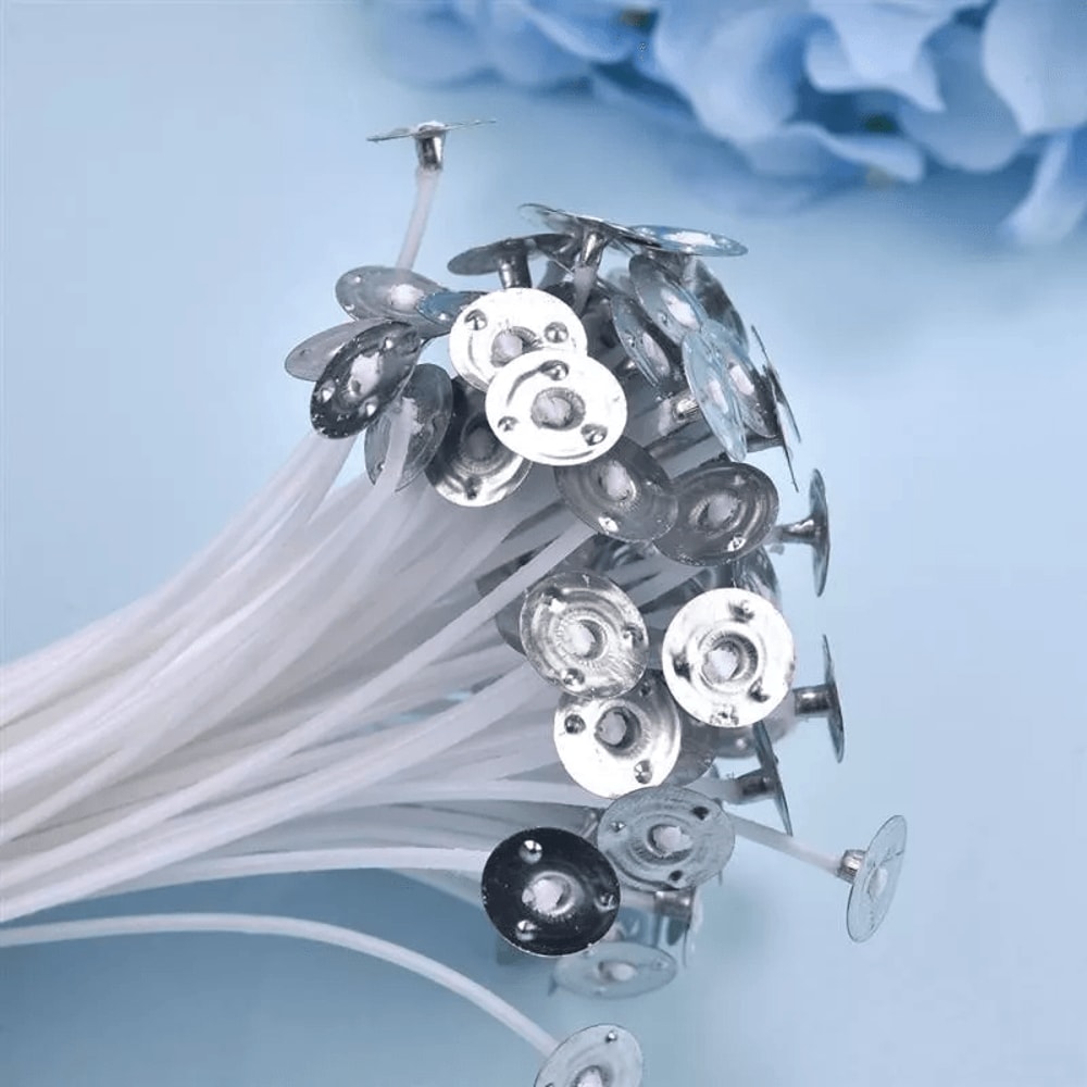 Candle Wicks Cotton Core PreTabbed Candle Making Supplies 1