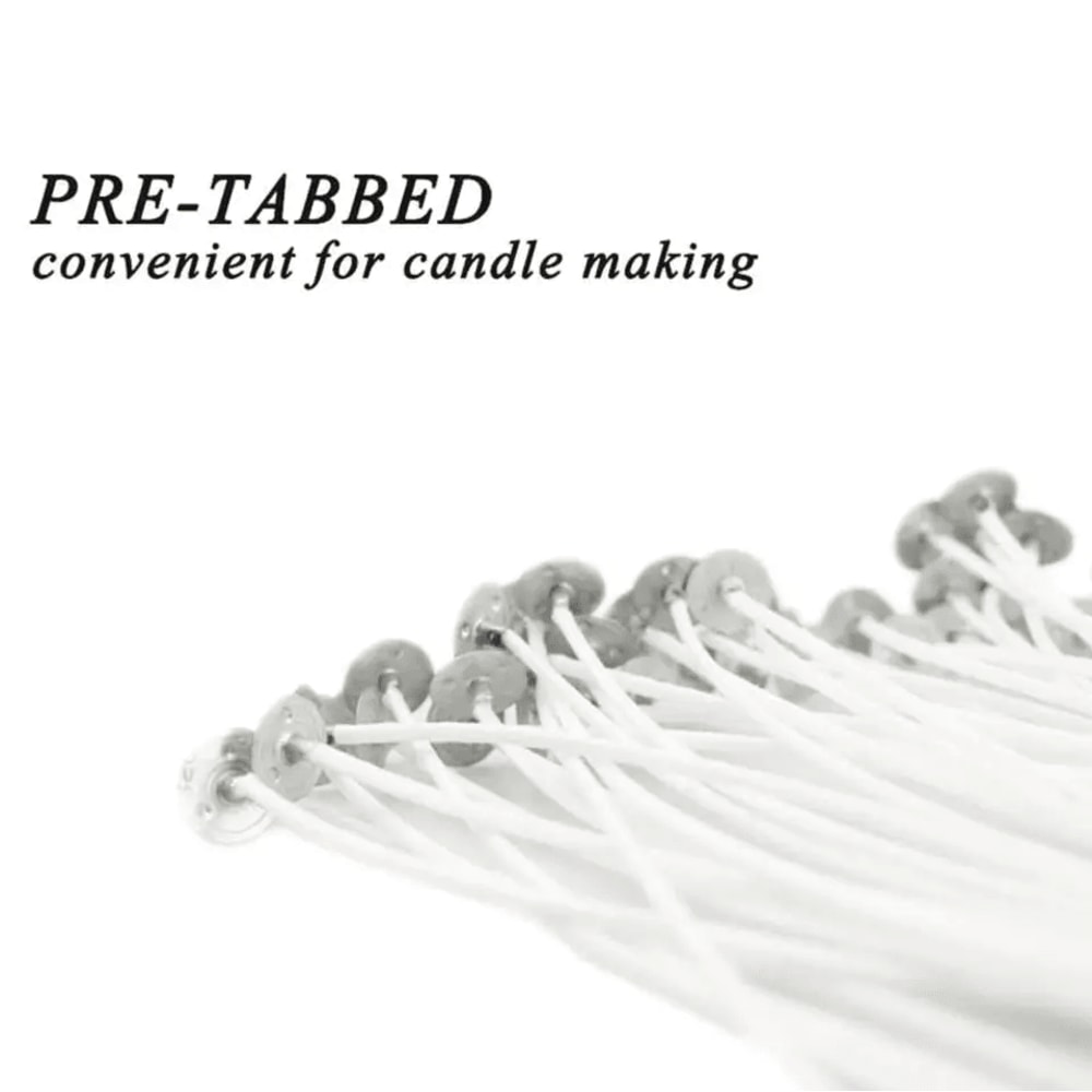 Candle Wicks Cotton Core PreTabbed Candle Making Supplies 2
