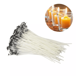 candle wicks cotton core, pre-tabbed candle making supplies