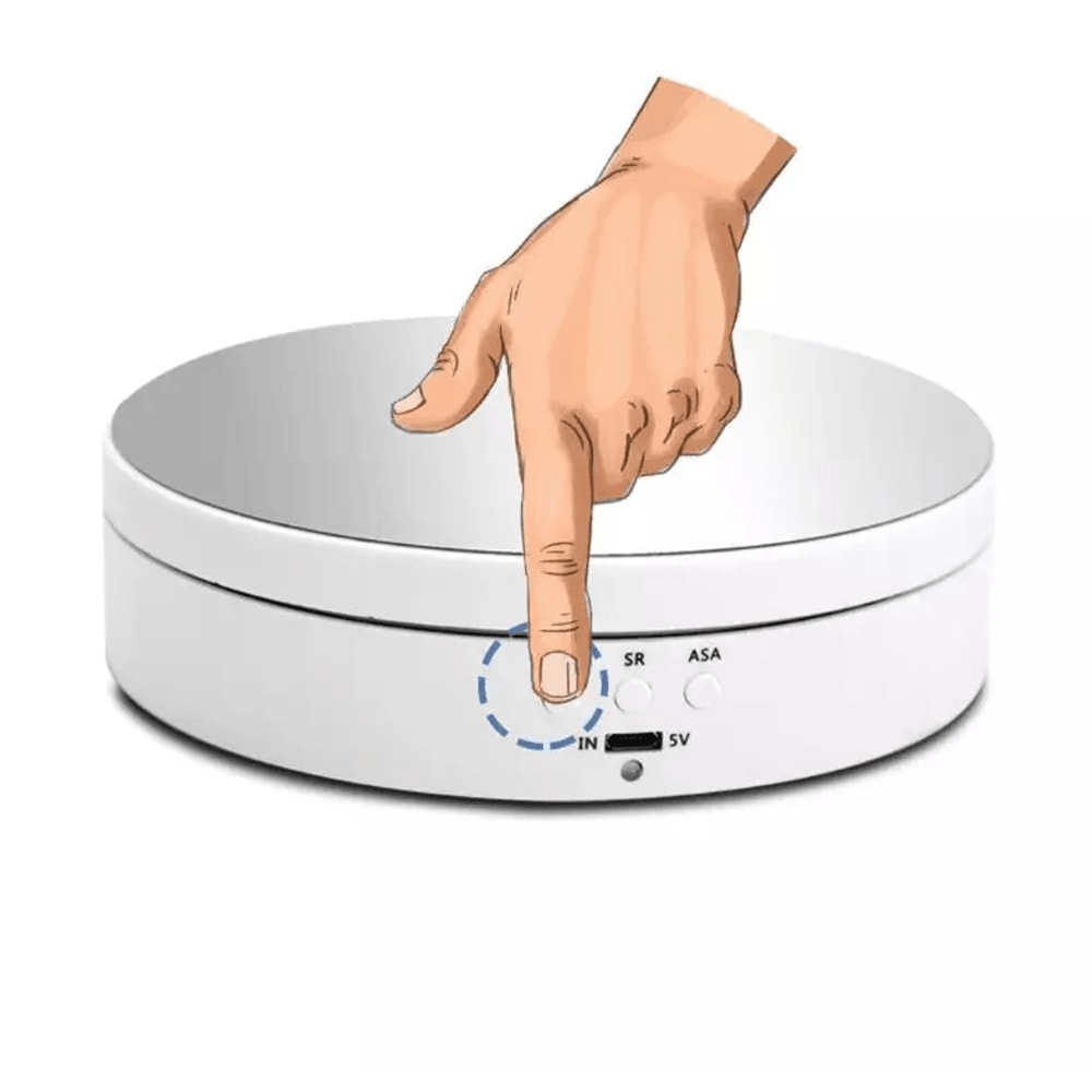 Electric Motorized Rotating Display Stand For Jewelry Photography 0