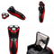 Cordless Mens Razor Rotary Waterproof Electric Shaver Wet Dry Grooming Tool With PopUp Trimmer And 12