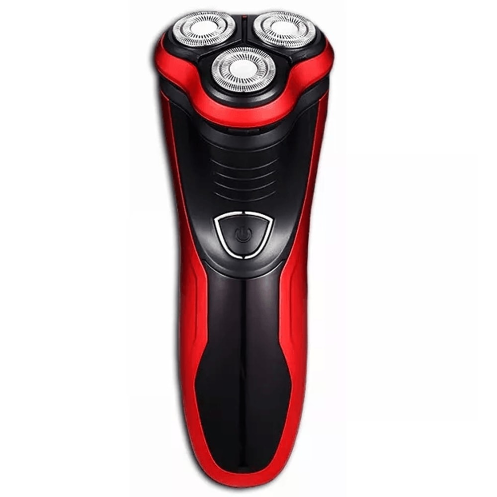 Cordless Mens Razor Rotary Waterproof Electric Shaver Wet Dry Grooming Tool With PopUp Trimmer And 0