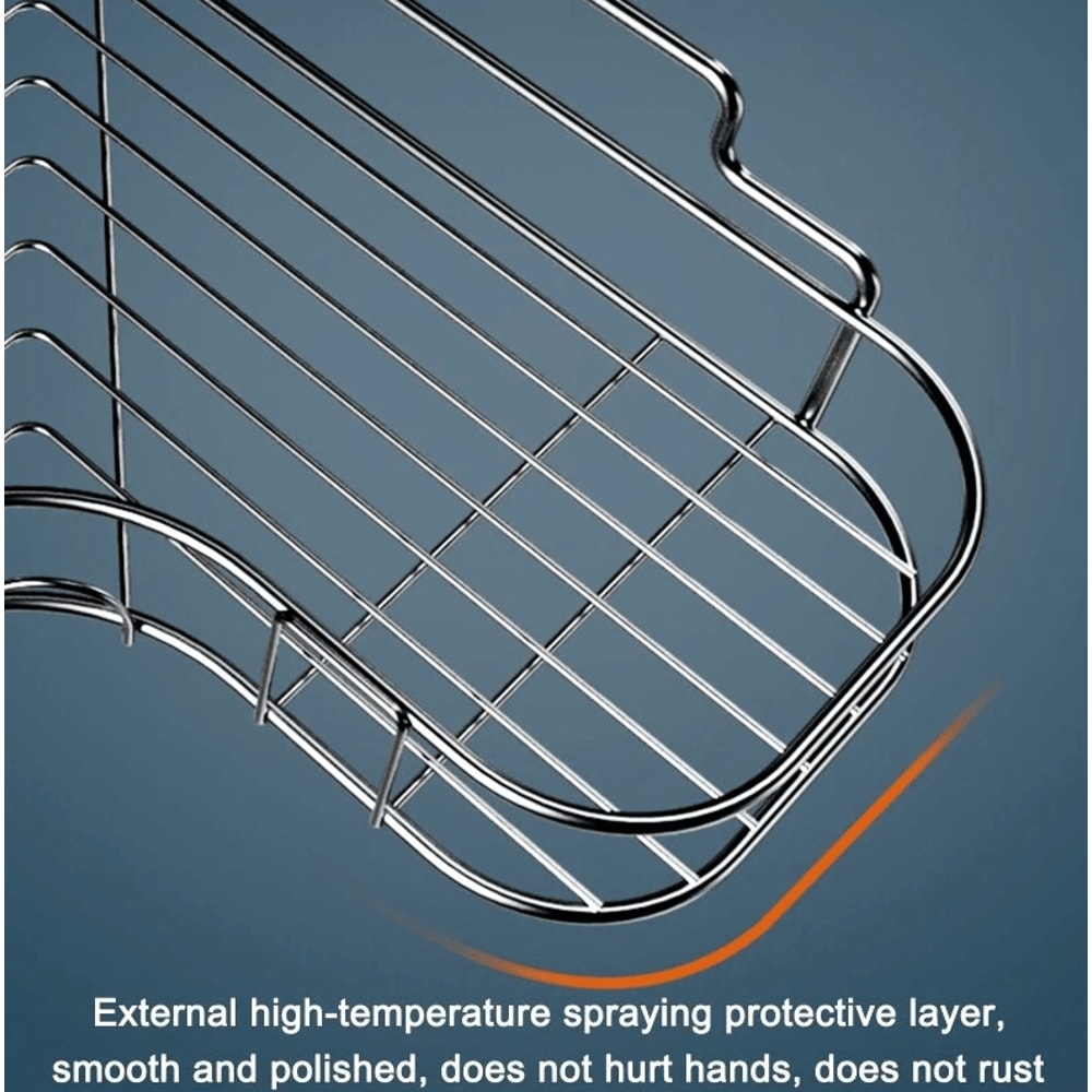 Rustproof Shower Caddy Shelf For Bathroom Corner Triangular Bath Storage Organizer Rack With Strong 8