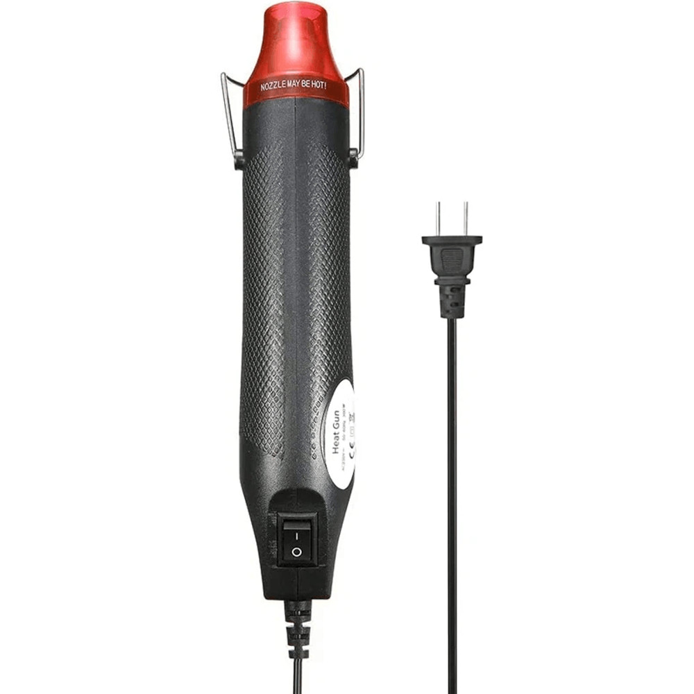 Hot Air Mini Heat Gun For DIY Crafts Electric Embossing Tool With Nozzles For Paint Drying Resin Cl 1
