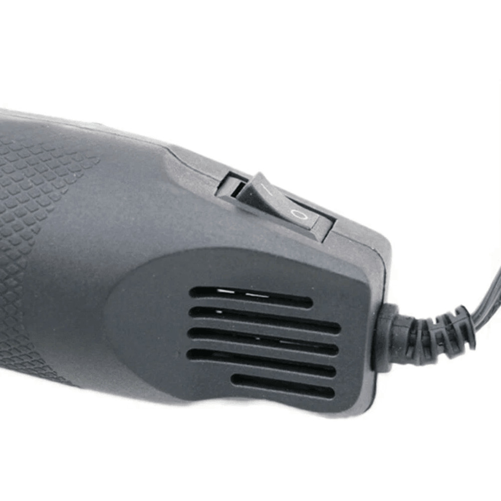Hot Air Mini Heat Gun For DIY Crafts Electric Embossing Tool With Nozzles For Paint Drying Resin Cl 6