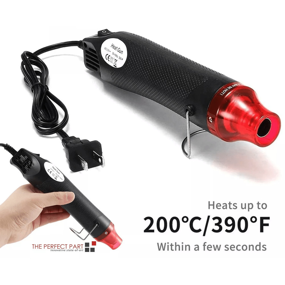 Hot Air Mini Heat Gun For DIY Crafts Electric Embossing Tool With Nozzles For Paint Drying Resin Cl 0