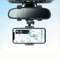 Car Rear View Mirror Mount Stand With Rotation Universal GPS Cell Phone Holder For Devices Stable 0