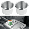 Heavy Duty Universal Stainless Steel Cup Holders For Car Marine Boat Truck RV Camper Secure Drink H 2