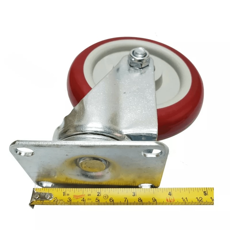 Heavy Duty Swivel Caster Wheels Polyurethane Wheels With Brakes 2