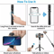 Bluetooth Selfie Stick Tripod Stand Extendable Remote Desktop Cell Phone Holder Adjustable Lightwei 1