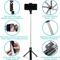 Bluetooth Selfie Stick Tripod Stand Extendable Remote Desktop Cell Phone Holder Adjustable Lightwei 5