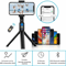 Bluetooth Selfie Stick Tripod Stand Extendable Remote Desktop Cell Phone Holder Adjustable Lightwei 8