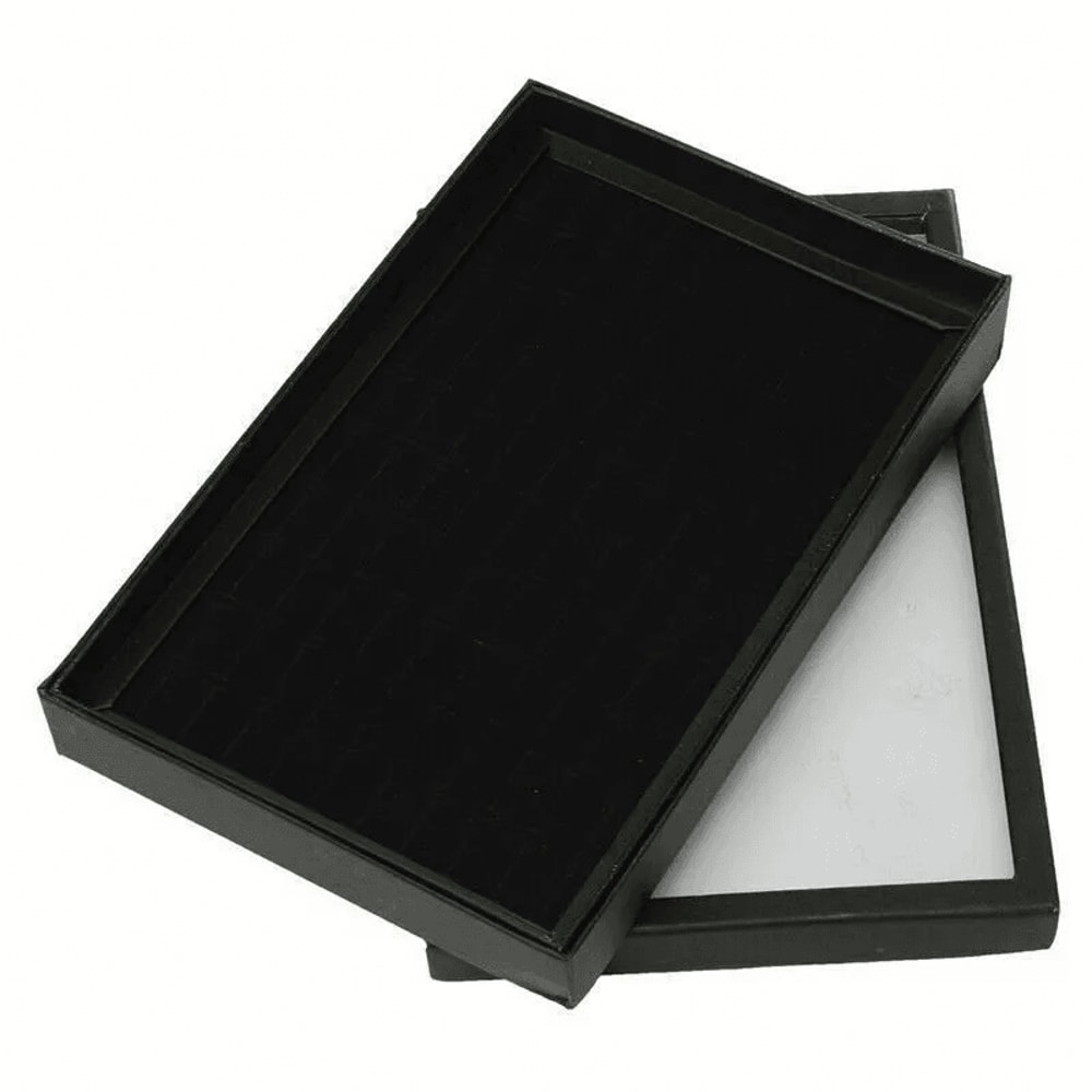 Jewelry Ring Display Organizer Tray Holder Storage Box For Earrings Rings 1