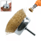 Wire Wheel Brush Set Coarse Crimped Carbon Steel Drill Cup Attachments For Rust Paint Removal 1