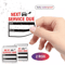 Oil Change Service Reminder Stickers Window Lite Label Pack 0