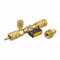 HVAC Tool AC Schrader Valve Core Remover Installer Dual Size SAE Port Brass Tool For Refrigerant Ac 1