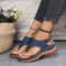 Women Orthopedic Sandals Casual Flat Shoes Flip Flops With Arch Support Bunion Correction NonSlip C 8
