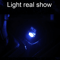 Mini Blue LED USB Car Interior Light Set Ambient Neon Atmosphere Lamps For Cars Laptops And Bedroom 6
