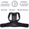 Adjustable Posture Corrector Low Back Support Shoulder Brace Belt For Men Women Pain Relief Lumbar 13