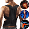 Adjustable Posture Corrector Low Back Support Shoulder Brace Belt For Men Women Pain Relief Lumbar 2