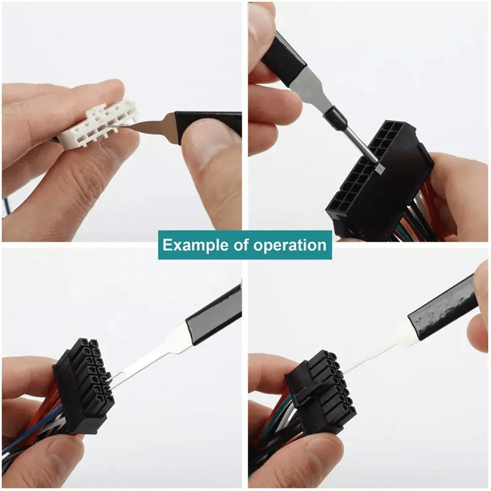 18Pcs Heavy Duty Car Terminal Removal Kit  Thick Wire Connector Pin Release Tool Set For Automotive 11